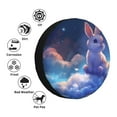 thumbnail image 4 of Naloa Cloud Cute Rabbit PVC Leather Spare Tire Wheel Cover for Car Truck SUV Camper Trailer Universal Fit many size16 inch, 4 of 6
