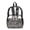Leopard Bow Print Gray, variant on SEANATIVE Clear Bookbag for Girls Boys Transparent Backpack See Through School Daypack PVC Heavy Duty Unisex School Backpack for Teens Kids, Soccer Galaxy Violet