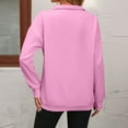 thumbnail image 4 of Resicozy Women's 1/4 Zip Quilted Sweatshirts Crew Neck Long Sleeve Pullover Tops Solid Casual Fashion Fall Tops Pink L, 4 of 5