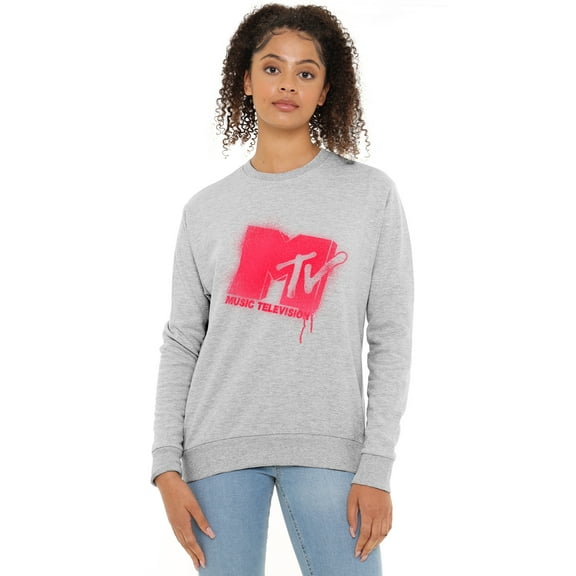 MTV Over Spray Women's Crew Sweatshirt