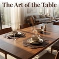thumbnail image 3 of Unique Bargains Set of 6 Faux Leather Placemats for Kitchen Table Decor Brown 15"x15", 3 of 7