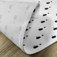 thumbnail image 5 of Ambesonne Whale Place Mats Set of 4, Fins Maritime, Standard Size, Dark Green White, 5 of 6