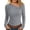 Gray, variant on yillto Womens Ribbed Top Lightweight Sweaters Fashion Slim Long Sleeve Dressy Casual Pullover Tops