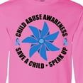 thumbnail image 4 of Inktastic Child Abuse Awareness Save a Child and Speak Up Long Sleeve T-Shirt, 4 of 5