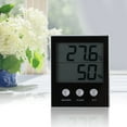 thumbnail image 3 of Termómetro digital electrónico LCD para interiores, higrómetro, medidor de temperatura y humedad., 3 of 13
