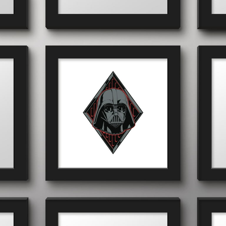 SWCJ Darth Vader バッジ アートポスター Gallery Pops Star Wars - Dark Side Darth Vader Badge Wall