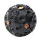 thumbnail image 3 of Pelota de juguete para perros masticable agresiva, pelota interactiva para perros con sonido chirriante, duradera Negro, 3 of 9
