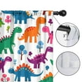 thumbnail image 4 of Blackout Kids Curtains,Cute Dinosaur Pattern Childrens Insulated Curtains Set Of 2,Bedroom Essentials,Toddler Room Decor 42x54in(106x137cm), 4 of 4