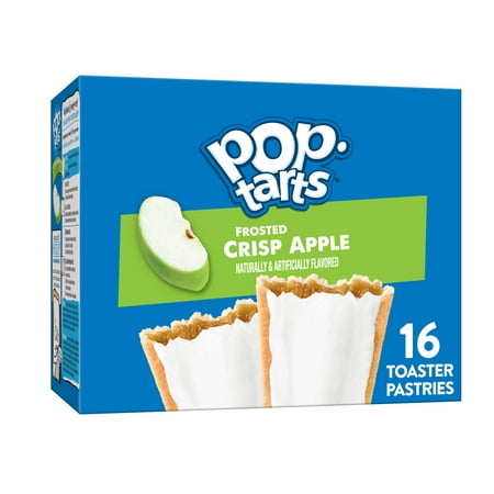 Pop-Tarts Toaster Pastries Breakfast Foods Frosted Crisp Apple 16 Ct 27 Oz Box