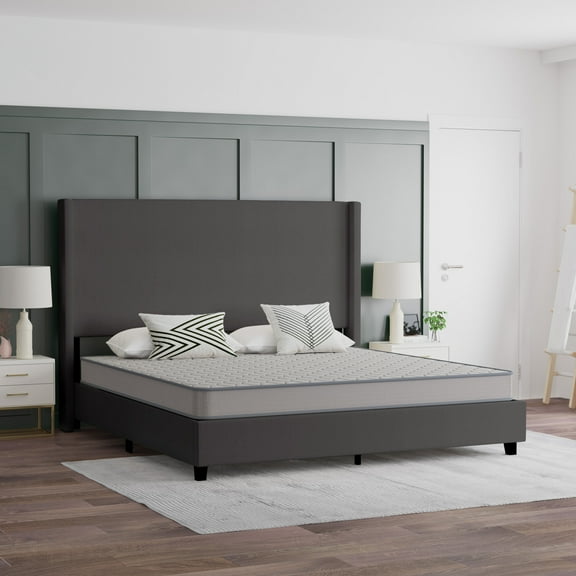 Emma   Oliver 6" Hybrid Innerspring Mattress In A Box, King