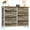 Oak, variant on CONCETTA 8-Drawer Fabric Dresser, Wide Chest of Drawers, TV Stand for Bedroom, Living Room, Black Wood