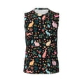 thumbnail image 6 of Lsque Cute Rabbit And Flower Print Men's Cotton Blend Sleeveless Muscle Shirts (S-3XL)- Moisture Wicking, Odor Protection, UPF 30+,X-Large, 6 of 8