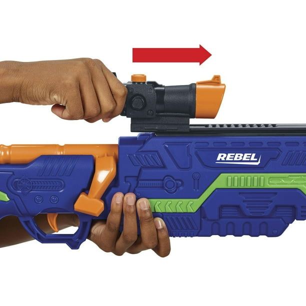 Adventure Force Rebel Foam Dart Blaster Set, Bolt-Action Clip-Fed