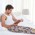 thumbnail image 5 of Hirioo Plum for Women's PJ Pajama Pants Sleep Pants Women's Home Trousers with Pockets,S-3XL-Large, 5 of 6