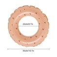 thumbnail image 2 of AMERTEER Inflatable Pool Float Tube for Adults Kids Cute Summer Beach Ocean Style Swimming Rings for Pool Party, 2 of 13