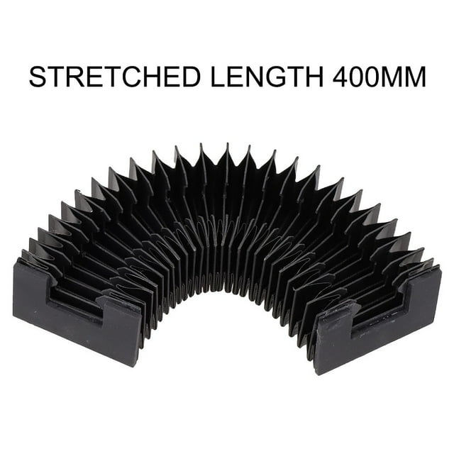 Protection Fiable HGR20 Soufflet Guide Linéaire Rail CNC Housse Anti-Poussière Tissu Longueur Étirée Adapté aux Routeurs CNC