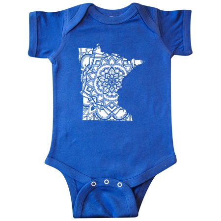 

Inktastic Minnesota Silhouette Mandala Gift Baby Boy or Baby Girl Bodysuit