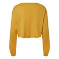 thumbnail image 2 of Bella & Canvas B10306146 FWD Fashion Women Crop Long Sleeve T-Shirt, Mustard - Extra Large, 2 of 2