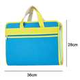thumbnail image 2 of Lojalitet Sac de Rangement en Toile Imperméable Mallette portable Dossier Multi-Couches, Bleu, Shape1, 2 of 5