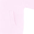 thumbnail image 6 of Creative Knitwear Kids Full Zip Polar Fleece Jacket, Pink, Sizes 12m-8, 6 of 7