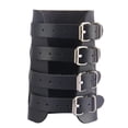 thumbnail image 2 of Brazalete ancho de Cuero Punk unisex Sunnimix Brazalete ancho para banda de muñeca, 2 of 8