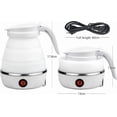thumbnail image 2 of Collapsible Kettle 0.6L Silicone Travel Kettle Collapsible Electric Kettle, Mini Portable Kettle with Stainless Steel Bottom for Camping, Travel, Vaca, 2 of 5