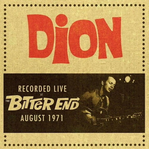 Dion - Live at the Bitter End 1971 - Music & Performance - CD