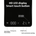 thumbnail image 4 of Smart Electronic LED Display Digital Scale Household Kitchen Hand Screen Household Mini Coffee Weighting Tool Food Timing Gadget Cafe Measuring, 4 of 7