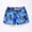 Blue (Palm), variant on Swim Trunks for Women Quick Dry Swim Shorts Women’s Swimwear Bathing Suits with Various Colors, Blue Flowers, Medium