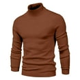 thumbnail image 4 of Men's Mock Turtleneck Pullover Sweater Casual Basic Knitted Thermal Sweaters, 4 of 9