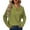 Green, variant on Yigetop Sweaters for Women Trendy Women's Autumn and Winter Casual and Stylish Button Decorated Stand Collar Woolen Clothes Fall Sweaters for Women Blue, L