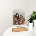 thumbnail image 6 of Personalized Wood Stand Plaque, Custom For Mom, Mommy From Baby Daughter, Son, Happy 1st Mother's Day, I Love You, Birthday, Christmas Gift!, 6 of 7