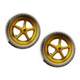 thumbnail image 1 of Colaxi 1 Paire de Roues de Draisienne de Rechange Accessoires de Cyclisme Légers Absorption des Chocs Réduction du Bruit Roues Stabilisatrices Antidérapantes Jaune, 1 of 8