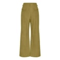 thumbnail image 6 of Women's Corduroy Pants Wide Leg High Waist Pants 2026 Casual Velvet Flared Loose Trousers with Pockets, 6 of 6