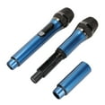 thumbnail image 3 of Wireless Microphone, 50m Receiving Handheld Microphone  For Outdoor Blue, 3 of 8
