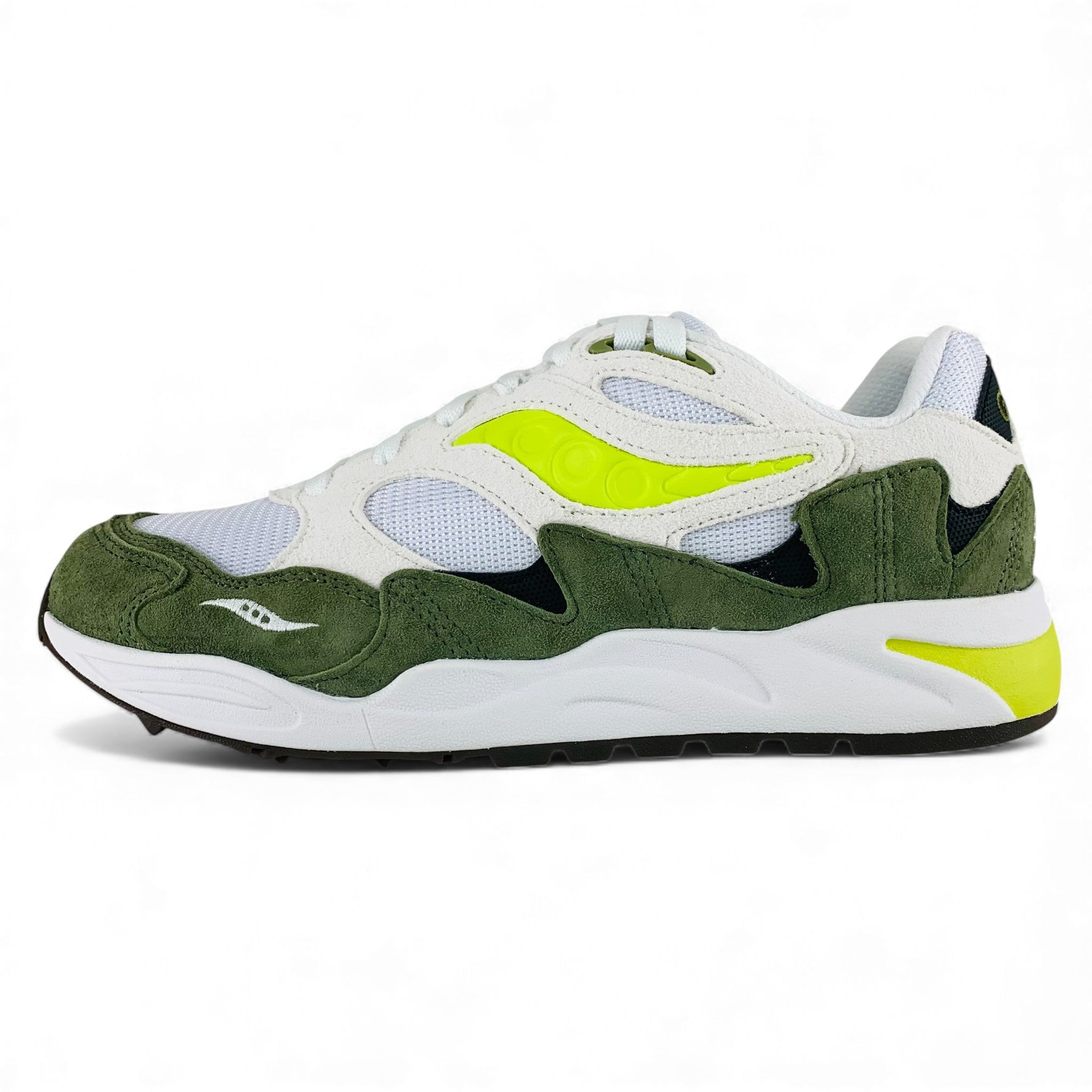 Saucony Grid Shadow 2 Essential White Green Men\'s Shoes Sneakers S70772-6 Saucony Grid Shadow 2 Essential WMNS White / Cream - Jul  main image 3