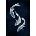 thumbnail image 2 of Blake, Madeline 17x24 White Modern Wood Framed Museum Art Print Titled - Koi I, 2 of 4