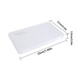 thumbnail image 4 of Portable Face Cover Storage Case Reusable Dust-proof Plastic Mouth Covering Organizer Transparent Printed White, 4 of 8
