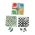 thumbnail image 4 of Flying Chess, Clear Pattern Board Games Set Wear Resistance Durable Plastic  For Camping, 4 of 8