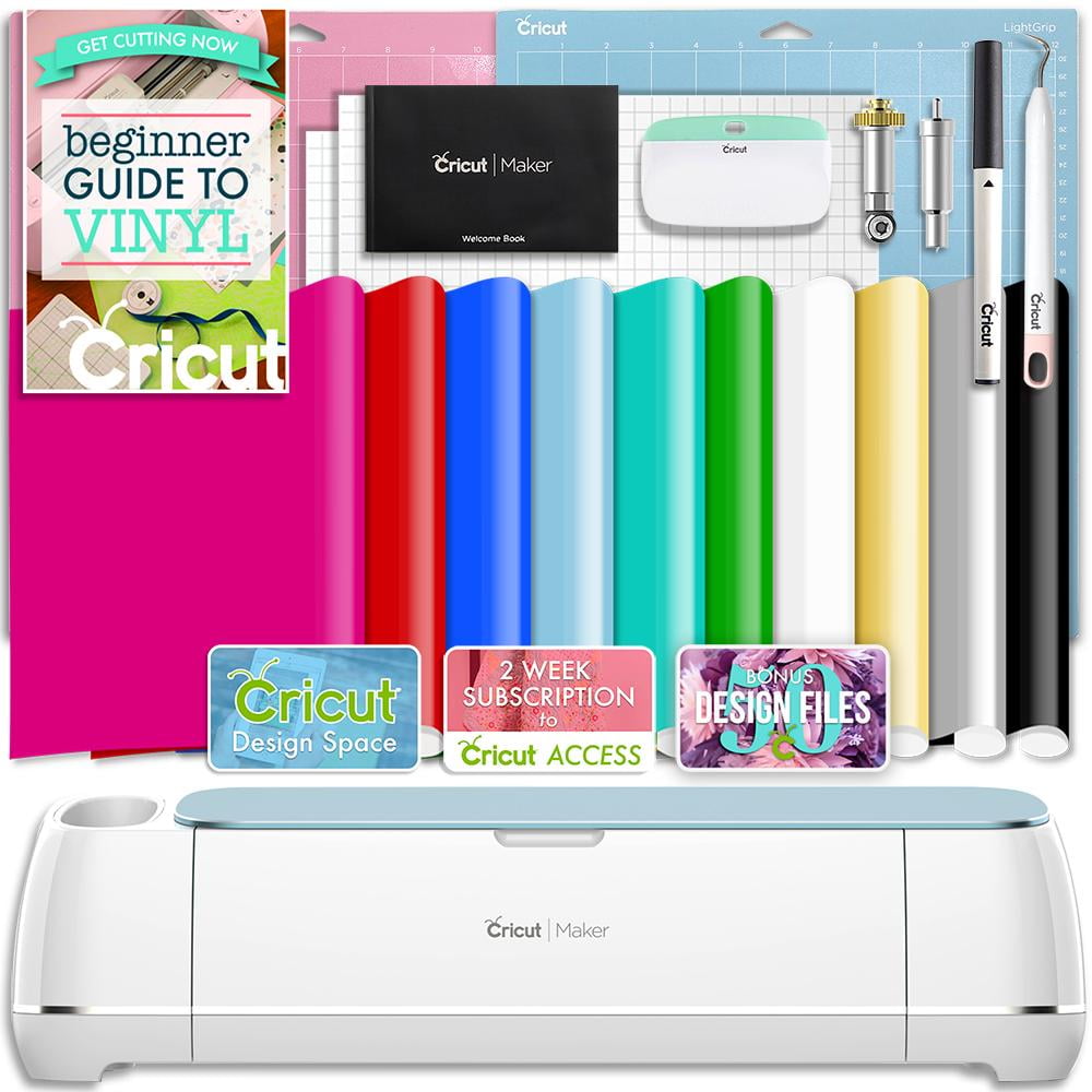 cricut blue maker vinyl bundle walmartcom