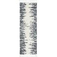 thumbnail image 3 of Unique Loom Serenity Shag Collection Area Rug - Vigie (2' x 6' Runner White/Gray), 3 of 10