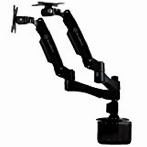 Silver Stone Technologies ARM22SC ARM Duo Dual LCD Interactive Monitor Mount - Silver
