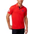 thumbnail image 1 of Tommy Hilfiger Polo de rugby rojo bordado deportivo para hombre, rojo, grande, 1 of 1