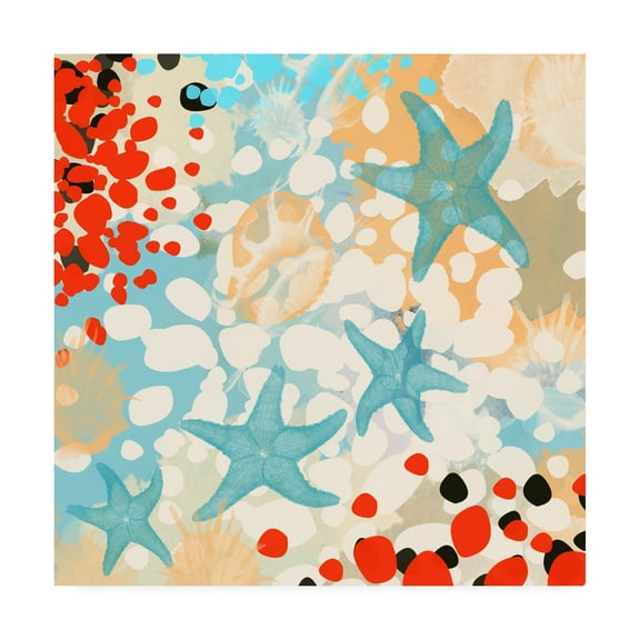 Trademark Fine Art 'Exotic Sea Life I' Canvas Art by Irena Orlov