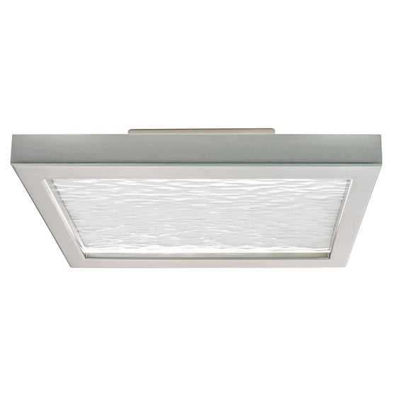 5391-BN-WR-Norwell Lighting-For-Square - 12.5W LED Flush Mount In Modern and Contemporary Style-2.75 Inches Tall and 12 Inches Wide-Brushed Nickel