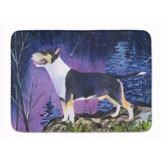 Carolines Treasures SS8344RUG Bull Terrier Machine Washable Memory Foam Mat