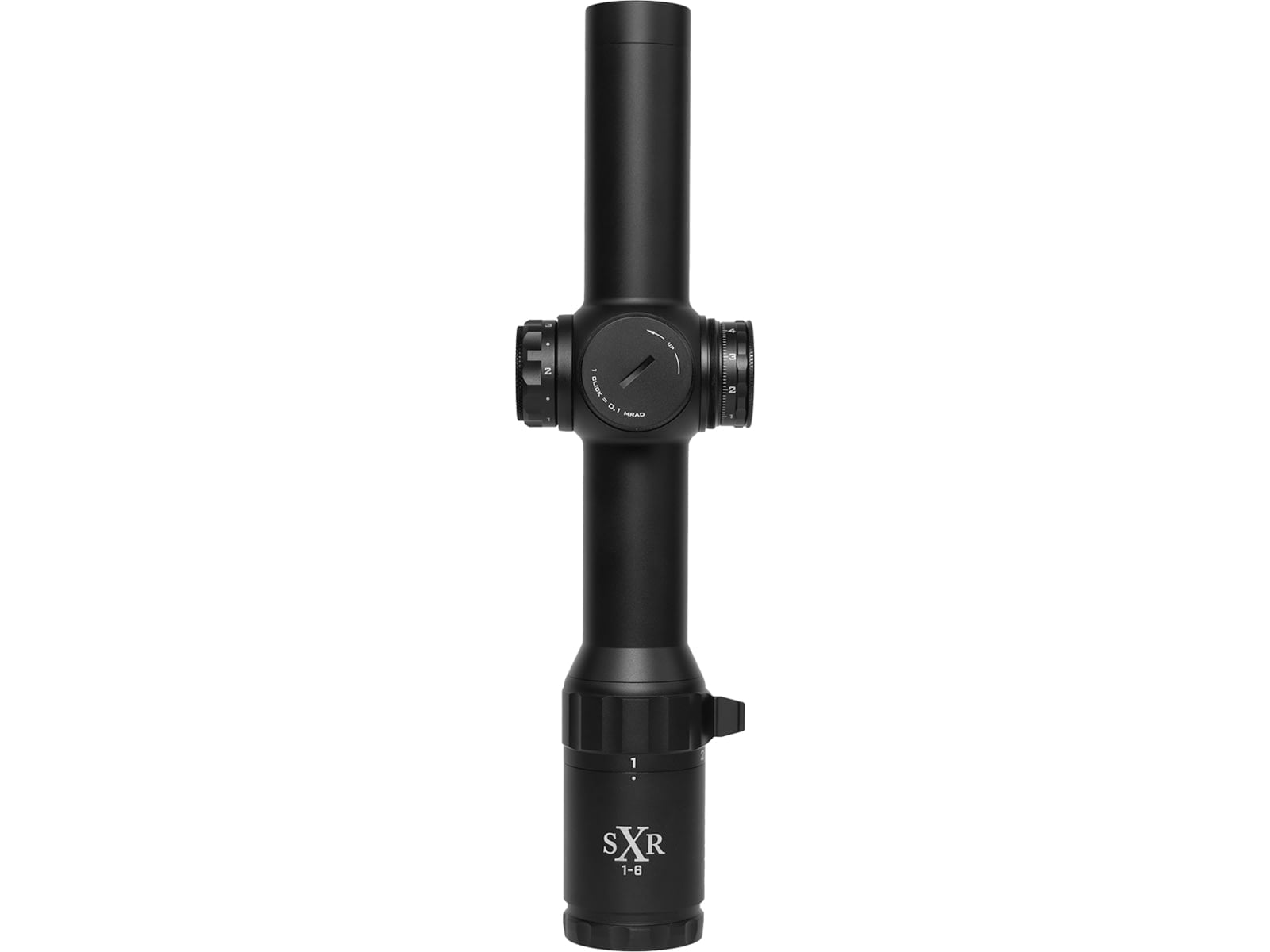 U.S. Optics SXR 1-6x28mm LPVO 34 mm Tube Rifle Scope, Second Focal Plane, Simple Crosshair Reticle, Matte Black