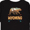thumbnail image 4 of Inktastic Wyoming Vacation Bear Silhouette Boys or Girls Long Sleeve Toddler T-Shirt, 4 of 5