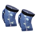 thumbnail image 3 of Kids Knee Pads, Kids Protective Gear Washable Comfortable Soft  For Roller Skating For Outdoor Sports For Riding Pink,Dark Blue, 3 of 8