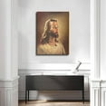 thumbnail image 3 of Warner Sallman Head of Christ Jesus Poster Canvas Picture Printing Wall Art Decoration Posters Aesthetic Living Room Bedroom Home Background Decor (24x32inch,Unframe), 3 of 6